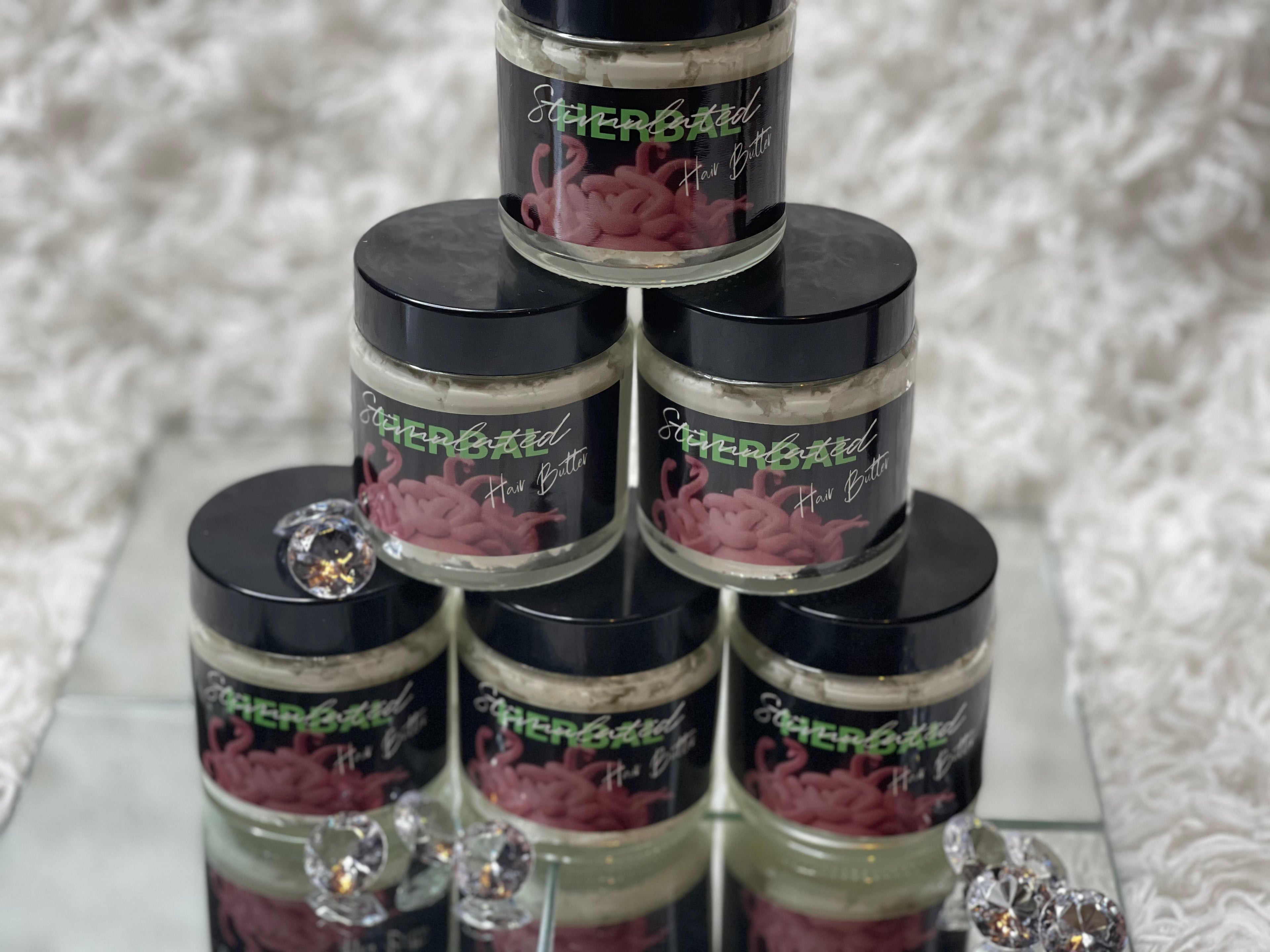 Stimulated Herbal Hair Butter